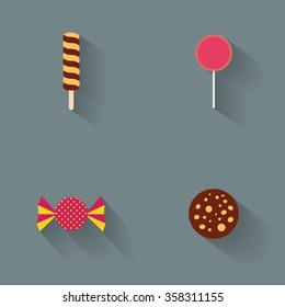 Abstract Delicious candies