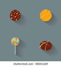 Abstract Delicious candies