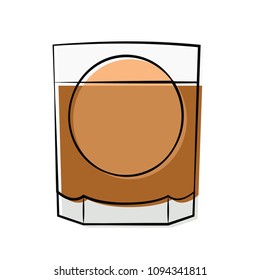 Abstract delicious cocktail