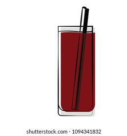 Abstract delicious cocktail