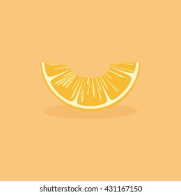 Abstract delicious orange