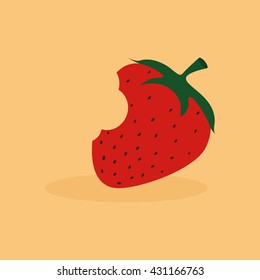 Abstract delicious strawberry