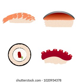 Abstract delicious sushi
