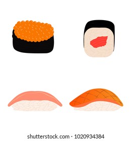 Abstract delicious sushi