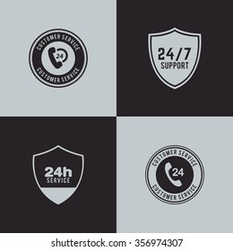 abstract delivery label on a black and white background