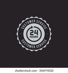 abstract delivery label on a black background