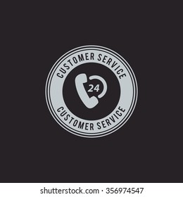 abstract delivery label on a black background