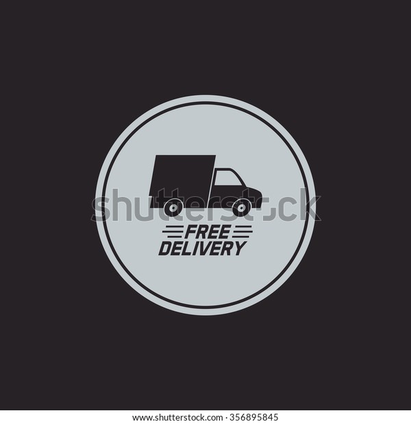 abstract delivery\
label on a black\
background