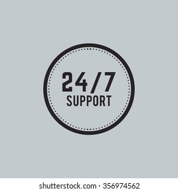 abstract delivery label on a white background