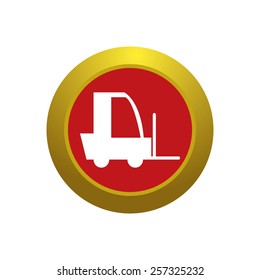 abstract delivery object on a white background