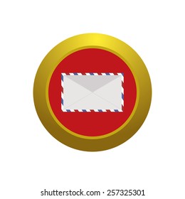 abstract delivery object on a white background