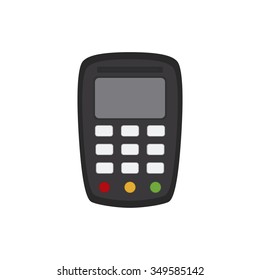 Abstract delivery object on a white background