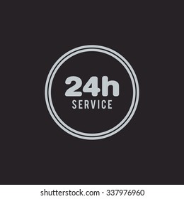 Abstract delivery service label on a special background