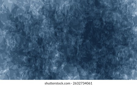 Arrière-plan Abstrait Denim Blue Cloudscape avec superpositions texturées et ombres dégradées pour la Création graphique moderne et les projets d'art numérique, idéal pour les Fonds d'écran