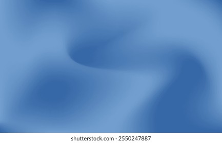 Abstract denim blue gradient background design. Beauty cloudy shape composition for banner, poster, brochure, digital, page, surface, decoration, advertising, header, display, invitation, branding
