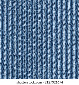 Abstract Denim Mottled Textured Striped Pattern