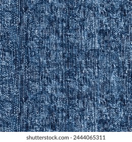 Abstract denim textures pattern,Classic blue woolen fabric background. 
