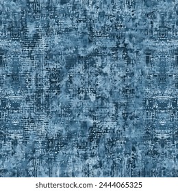 Abstract denim textures pattern,Classic blue woolen fabric background.
