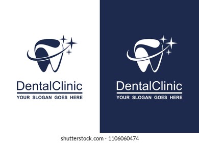 abstract dental icon collection for dental clinic