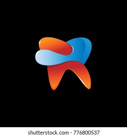 abstract dental logo