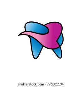 abstract dental logo