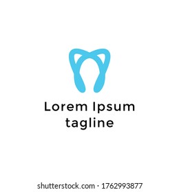 Abstract Dental Logo Design Template