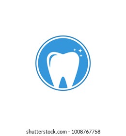 Abstract Dental Logo Design Vector