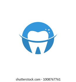 Abstract Dental Logo Design Vector
