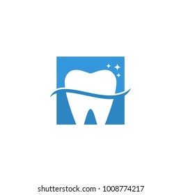Abstract Dental Logo Design Vector