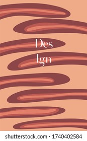 abstract desert layer patter design