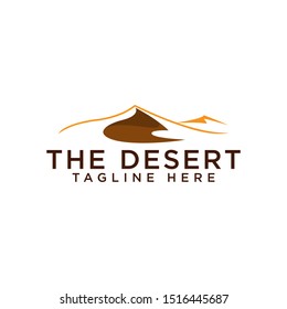 Abstract Desert Logo Template Vector