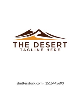 Abstract Desert Logo Template Vector