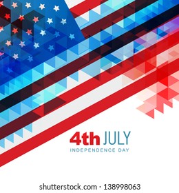 abstract design american independence day art