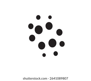 abstract design art logo white background