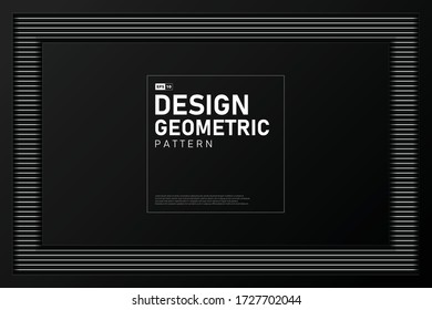 Abstract design artwork of black geometric template artwork background. Use for ad, poster, artwork, template design. illustration vector eps10
