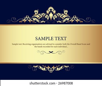 Abstract design background. All elements and textures are individual objects. Vector illustration scale to any size.