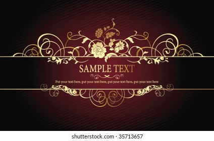 Abstract design background. All elements and textures are individual objects. Vector illustration scale to any size.