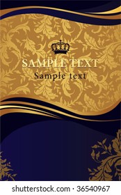 Abstract design background. All elements and textures are individual objects. Vector illustration scale to any size.