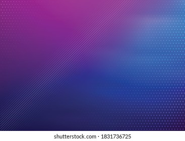Fondo de diseño abstracto con gradiente azul y violeta