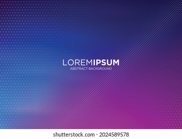 Abstract design background with blue and purple gradient