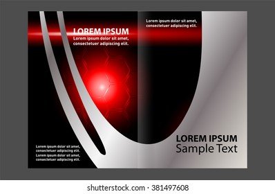 Abstract design background Brochure template 