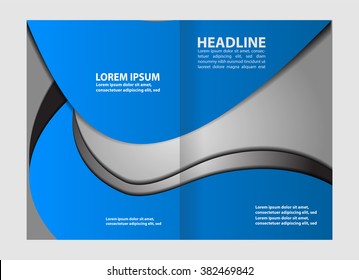 Abstract design background Brochure template
