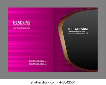 Abstract design background Brochure template
