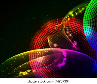 Abstract design background card.