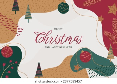 Abstract design background for Christmas. Vector illustration.