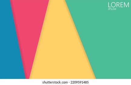 abstract design background combined with four very cute colors, ppt backgrounds, pc backgrounds