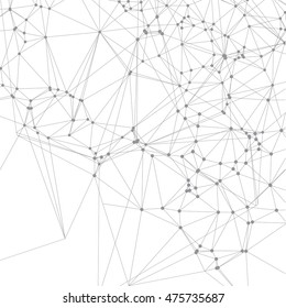 Abstract design background with connecting dots