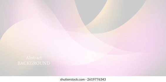 An abstract design background consisting of soft colored stripes flowing in different directions, creating a soft and modern feel. The colors used are pastel tones such as pink and gray.