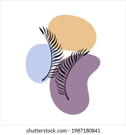 abstract design background with fashionable harmonious colors