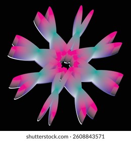 Abstract design background with floral elements